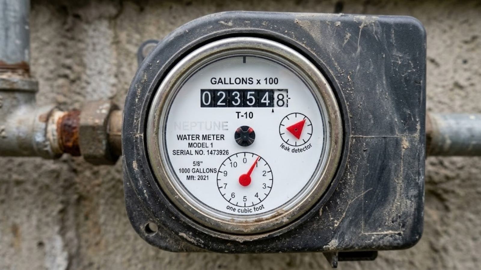 How To Read Your Water Meter For A Hidden Leak